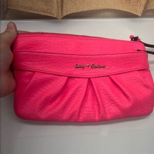 Juicy Couture Neon Pink Wristlet